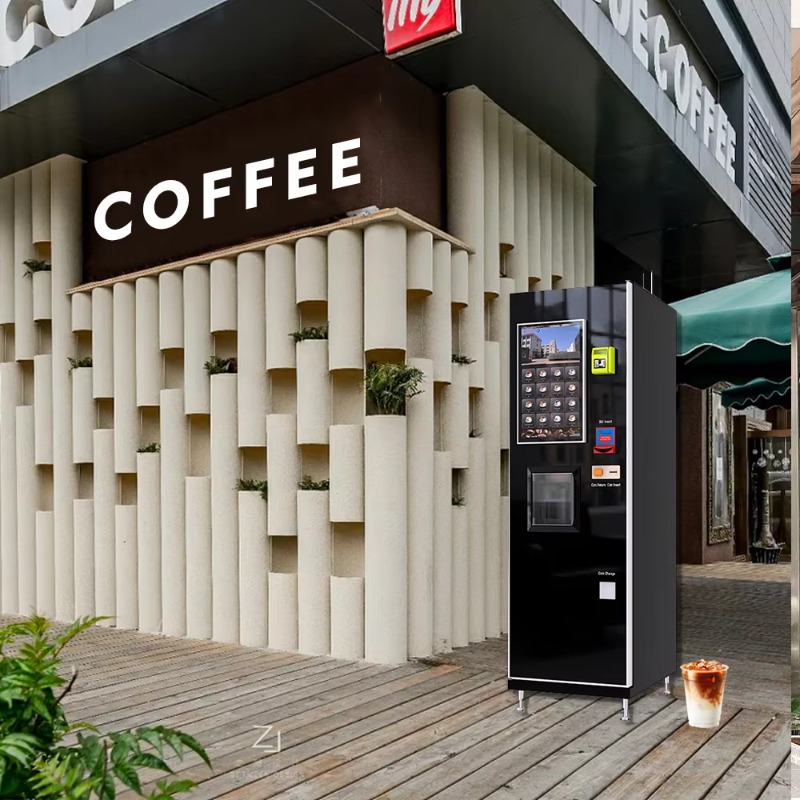 Vending Machine Qr Code - Fully automated coffee vending machine with