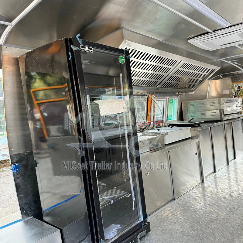 Commercial Mobile Food Van wit - Hot Dog Vending Cart review and price
