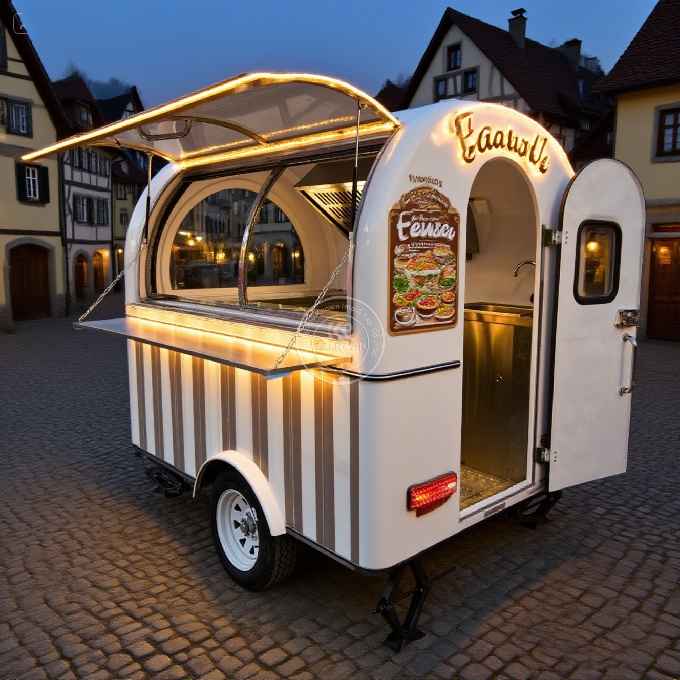 Food Truck Trailer Mobile Kitc - Hot Dog Vending Cart review and price