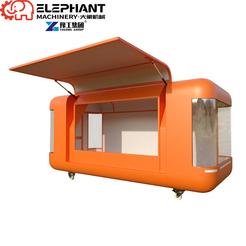 Commercial Mobile Food Trailer - Hot Dog Vending Cart review and price