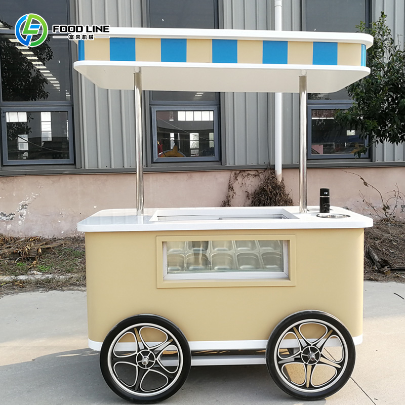 Customized Outdoor Electric Ic - Hot Dog Vending Cart review and price