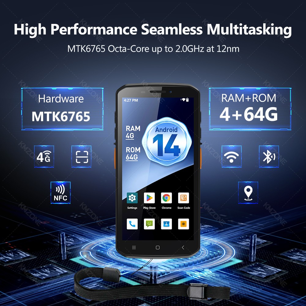 MTK6765 PDA Terminal Android 1 - Nfc Card Reader Vending review and price